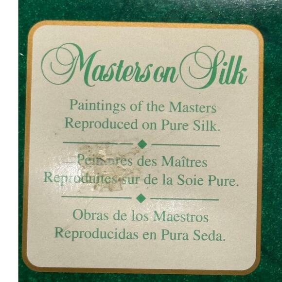 Christmas by‎ Krebs Masters on Silk Virgin and Child Ornament 90s Hand Decorated - Picture 11 of 11